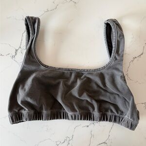 SKIMS Charcoal Sports Bra